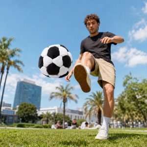 Alternative view of footbag ball 006